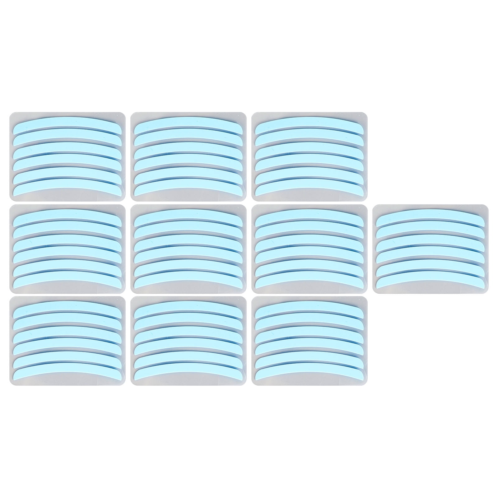 30 Pairs Silicone Eyelash Lift Curved Shape Reusable Soft Rods Eyelash