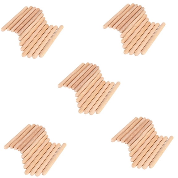 30 Pairs Wood Claves Musical Percussion Instrument Rhythm Sticks Percussion Rhythm Sticks Children Musical Toy