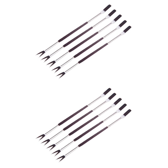 30 Pc Nut Needles Seafood Picks Fork Tableware Useful Tool Crab Utensils Nuts Steel Eating Cutlery