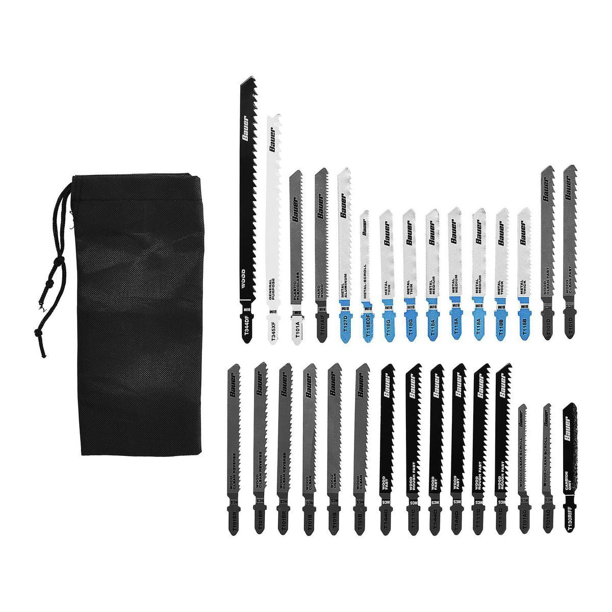 T-shank General Purpose Jigsaw Blade Assortment, 15 Pk. T-shank General Purpose Jigsaw Blade Assortment, 15 Pk.
