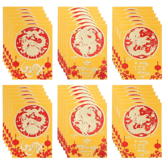 OUNONA 30Set Red Envelopes with Paper Material for Lucky Money Holding During Celebrations