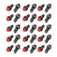 thumbnail image 1 of 30 Pcs 250V 3A 2 Terminal SPST On/Off Momentary Red Push Button Switch, 1 of 2