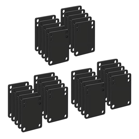 30 Pcs 3 mm Skateboard Riser Shock Pads Longboard Rise Pads Skateboard Shock Pads Soft Longboard Shockpads