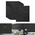 thumbnail image 1 of Art3d Black, Peel and Stick Wallpaper 44 Sq.ft, 30 Pieces, 1 of 7