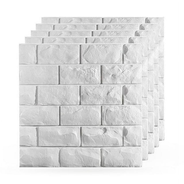 30 Pcs 3D Wall Panels Peel and Stick Foam Brick Wallpaper Self Adhesive