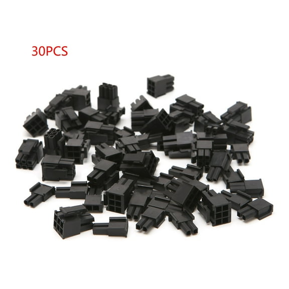 30 Pcs 4.2mm 6+2 Pin Male Power Connector Plastic for Shell For PC Graphics Card