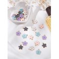 thumbnail image 1 of 30 Pcs 5 Colors Multicolor Enamel Flower Pendants Cute Small Blossoms Pendants Cherry Blossoms Charms, 1 of 3