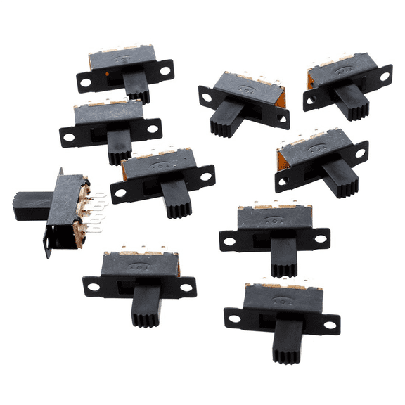 30 Pcs 6 Pins 2 Positions DPDT On/on Mini Slide Switch