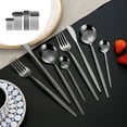 thumbnail image 1 of 30 Pcs 8.5 Inch Heavy Duty Stainless Steel Flatware Utensils Cutlery Set Including Steak Knife Fork and Spoon, Dishwasher Safe, Gift Package for Wedding Housewarming, 1 of 9