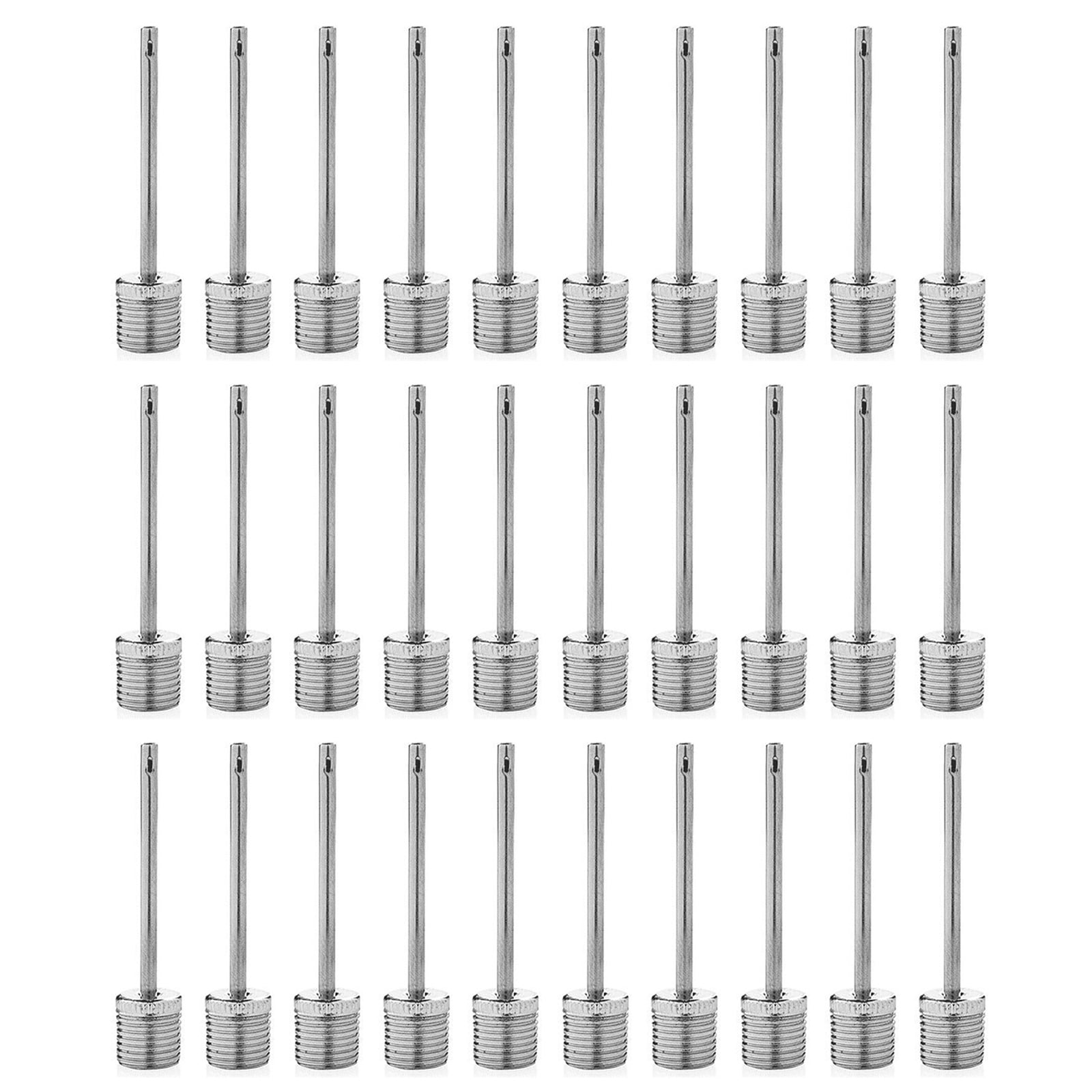 Inflator Pin 30 Pcs Airs Inflation Needle Stainless Steel Basketball Inflating Pins ...
