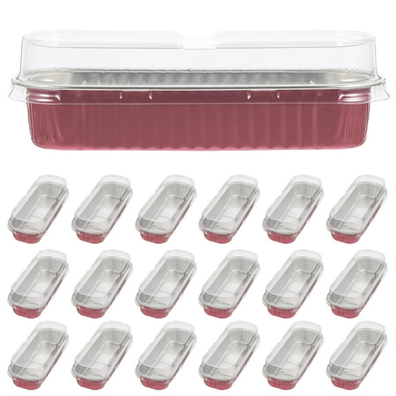 Raindrops 30Pcs Clear Cake Carrier Rectangular Cake Box Baking Packing ...
