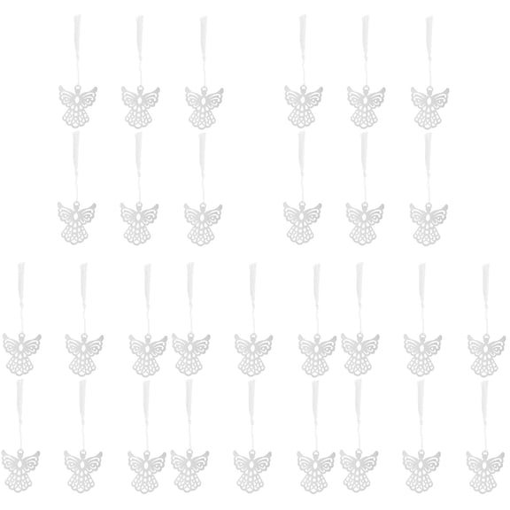 30 Pcs Angel Bookmarks Tassel Page-marker Stainless Bookmarks Book Markers