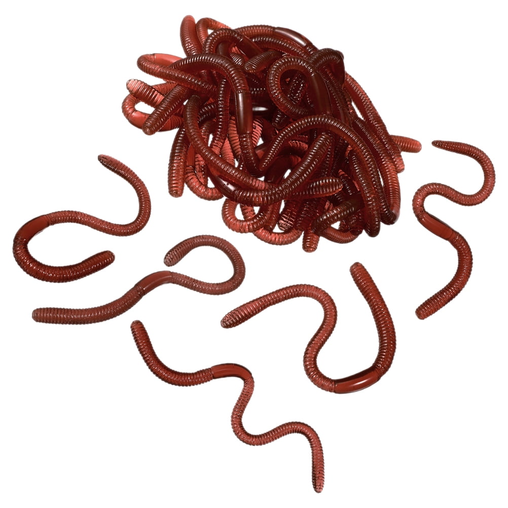 30 Pcs Artificial Earthworm Toys Trick Props Realistic Worms A Little ...