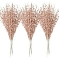 thumbnail image 1 of 30 Pack Artificial Glitter Berry Stem Ornaments, Decorative Bead Sticks, Glittery Twigs, Picks, Branches for Christmas Tree, Small Vase, Holiday, Wedding, Party, 1 of 8
