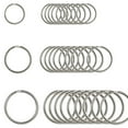 thumbnail image 1 of 30 Pcs Assorted Multi-Purpose Metal Keychain Rings Split Keyrings Flat O Ring for Home Car Keys Attachments Keys Pendants, 1 of 7