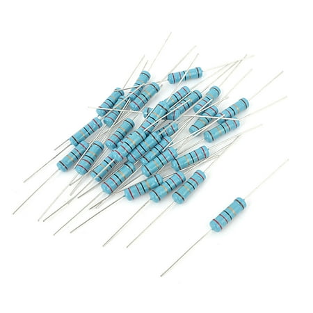 30 Pcs Axial 2W 1% Tolerance 22 Ohm Flameproof Metal Film Resistor
