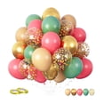 thumbnail image 1 of 30 Pcs Balloons Set for Parties,Gold Chrome,White Pearl and Gold Confetti 12 Inch Natural Latex Balloons For Party Decorations,Birthday,Baby Shower Décor, 1 of 6