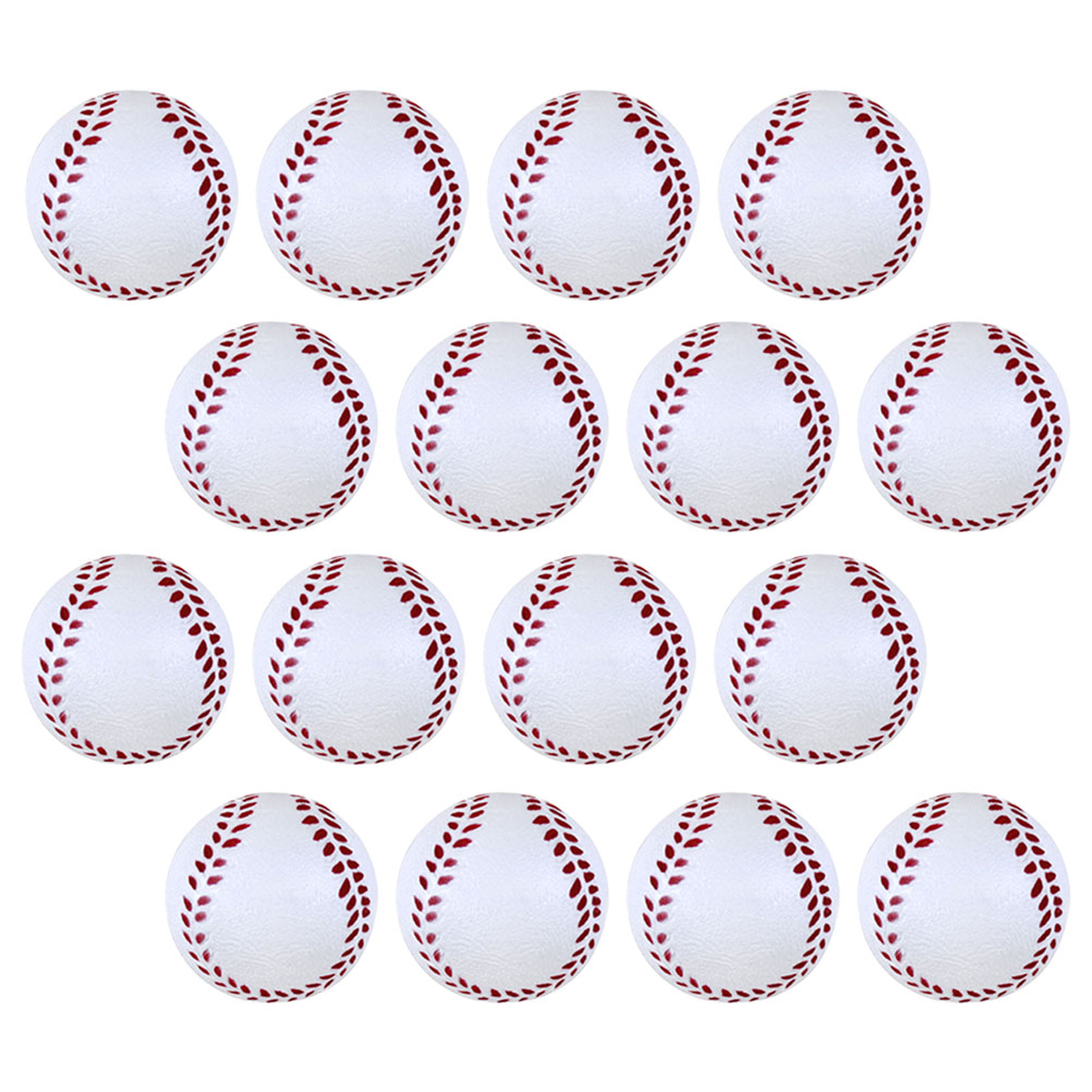 30 Pcs Baseball Children Training Balls The Gift Foam Baseballs for