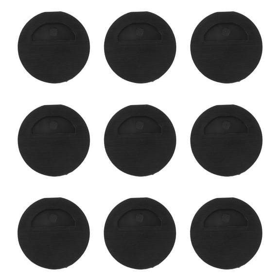 30 Pcs Bed Levelers for Uneven Floors Door Shim Furniture Feet Black 4.50X4.50X0.70CM