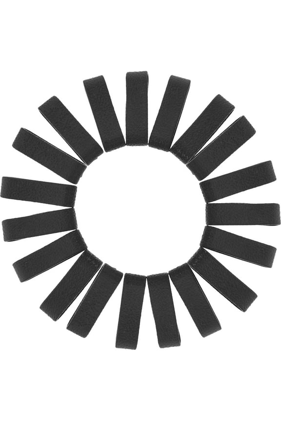 30 Pcs Belt Accessories Belt Keeper Backpack Loops for Belt Belt for Men Waist Belt Men's Belts Black