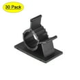 thumbnail image 1 of 30 Pcs Black Adjustable Cable Clips Self-Adhesive Nylon Wire Clamps Plastic Cable Organizer Holder Management System, 1 of 3