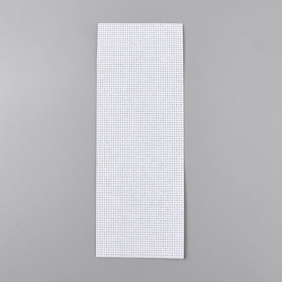 30 Pcs Blank Cross Stitch Bookmark Rectangle Cotton Fabric Book Marker Cross Stitch with Embroidery Edge Crosstitch Project 2.7x7.5 inch(7x19cm) DIY