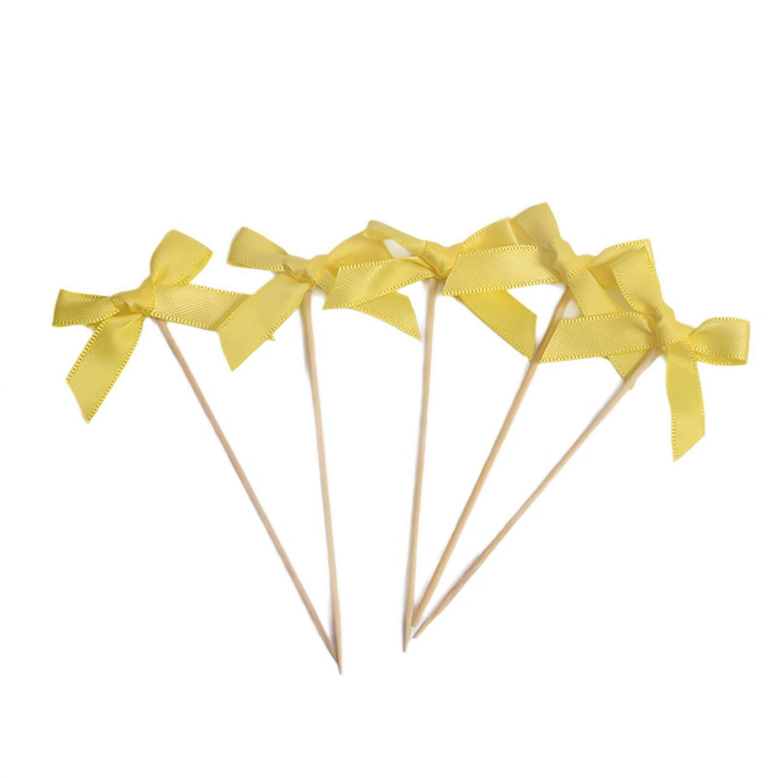 30-Piece Pink Bow Cupcake Toppers – Baby Shower, Birthday, Wedding Decor - View #3