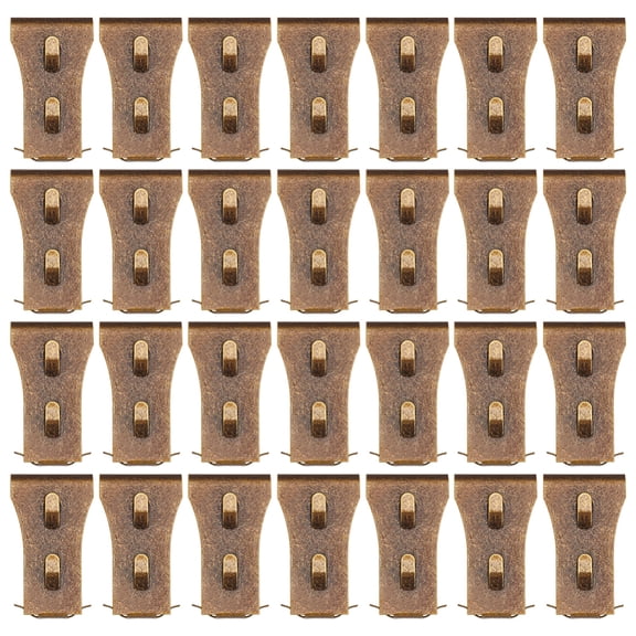 30 Pcs Brick Hooks Hangers Metal Brick Wall Clips Steel Brick Hooks Clips