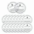 thumbnail image 1 of 30 Pcs Candle Dust Covers, 5.5cm/2.2" Round Printed Translucent Candles Drip Protectors Lid Accessories Candle Pattern for Craft Fragrance Making Jars Boxes Packaging, 1 of 6