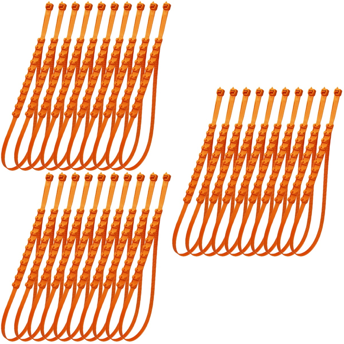 30 Pcs Car Antiskid Chains Snow Truck Tire Chain Tires Zip Cables