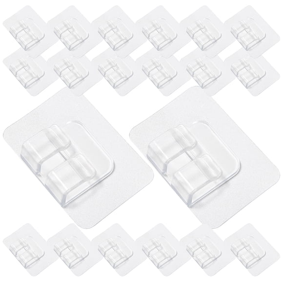 ifundom 30Pcs Transparent PVC Carpet Clips Non- Car Floor Mat Holders Easy to Install