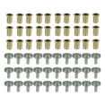 thumbnail image 1 of 30 Pcs Car Motorcycle Titanium Tone M6 Fender Bumper Washer Bolt Rivet Nut Kit Aluminum Alloy Engine Bay Fastener, 1 of 6