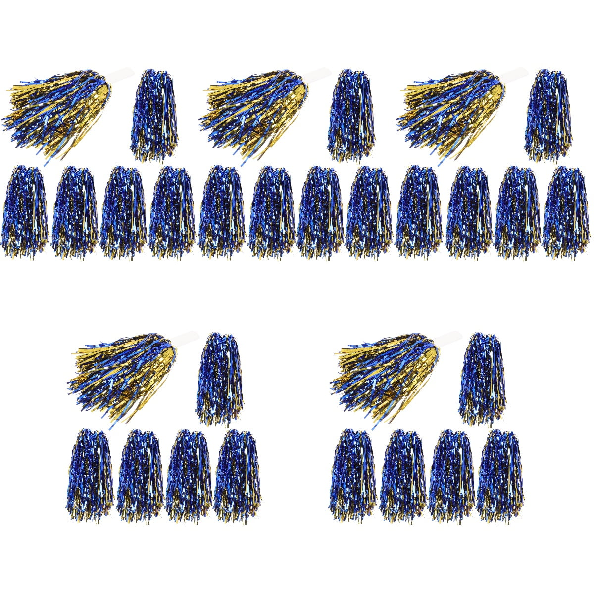 30 Pcs Cheerleaders Hand Flower Pom Poms for Hats Costume Accessory Squad Handheld Clothing Pe Child