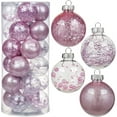 thumbnail image 1 of 30 Pcs Christmas Ball Ornaments, 60mm/2.36 Inch Shatterproof Christmas Tree Decoration,Plastic Baubles Ornaments Decorative Hanging Ornaments for Holiday Wedding Party Christmas Tree Decorstions, 1 of 7