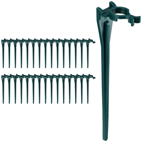 30 Pcs Christmas Lawn Stake,Universal Lawn Stakes for C7 C9 String Lights Christmas Lights Lawn Stakes 5.5" Ground Stakes Outdoor Garden Patio Path Decor
