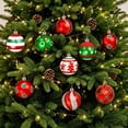 thumbnail image 1 of 30 Pcs Christmas Ornaments Sets 2.36in Christmas Ball Decoration Shatterproof Christmas Tree Ornaments Painted Xmas Balls Bulbs for Holiday Wedding Party Christmas Tree Decoration, 1 of 9