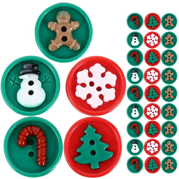 30 Pcs Clothes Buttons Resin for Crafts Custom Pins Bulk Large