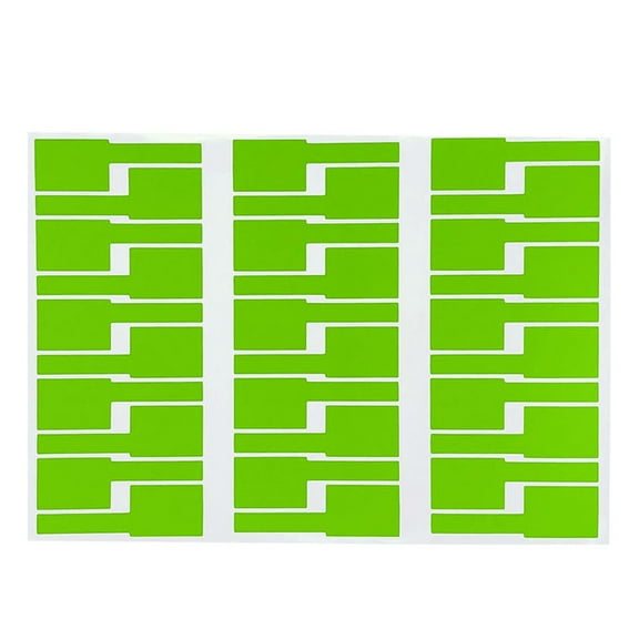 30 Pcs Colorful Cable Labels Sticker Waterproof Identification Adhesive Wire Labels Work with Printer