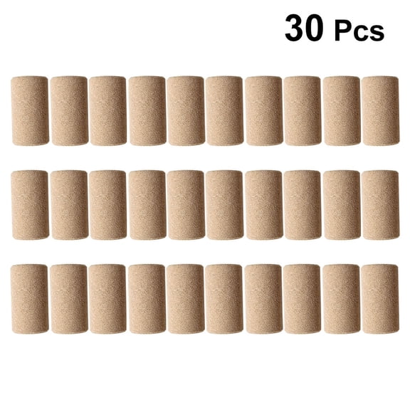 Raindrops Synthetic Wine Bottle Stoppers for Sealing Cork Handmade Gifts and Restaurant Use Beige 30 Pcs