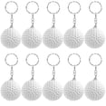 thumbnail image 1 of 30 Pcs Creative Mini Football Rugby Basketball Tennis Keychain Car Key Chain Key Ring Gift for Men Boys Sport Party Favors, 1 of 8