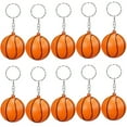 thumbnail image 1 of 30 Pcs Creative Mini Football Rugby Basketball Tennis Keychain Car Key Chain Key Ring Gift for Men Boys Sport Party Favors, 1 of 7