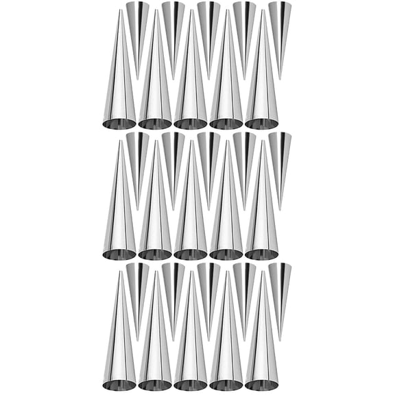 30 Pcs Croissant Tool Croissants Croissant Mold Croissant Bread Baking Mold Mini Waffle Cones Kitchen Gadgets