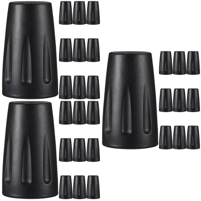 30 Pcs Crutch Replacement Tips Walking Cane Tips Antiskid Cane Foot