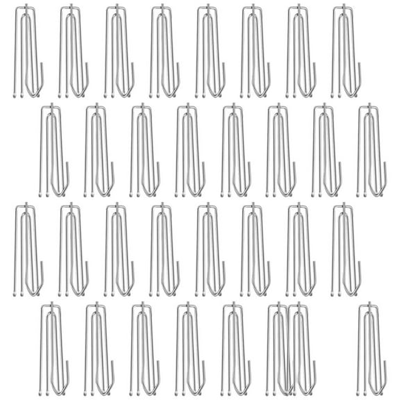 30 Pcs Curtain Hook Drapery Hooks for Pleated Drapes Window Coverings Shades Door Hangers Pinch