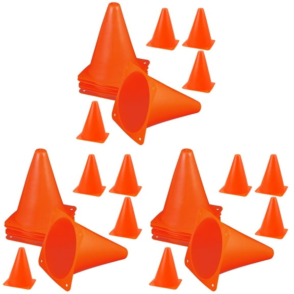 30 Pcs Drainage Basket Basketball Soccer Cone Marking Multi-use Cones Football 18cm Logo Bucket Skate Obstacle Flag
