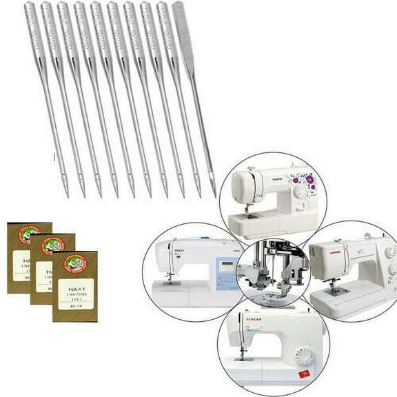 30 Pcs Embroidery Sewing Machine Needles Needle Size 90/14 130/705H HAx1 For Brother