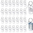 thumbnail image 1 of 30 Pcs Engravable Metal Keychain Blanks Metal Stamping Blanks for Engraving Stainless Steel Blank Key, 1 of 6