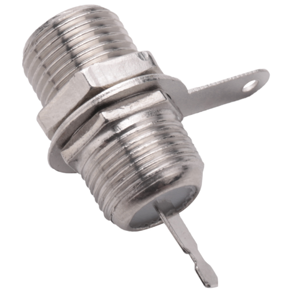 30 Pcs F Type Panel Mounted Socket Female Jack Solder Connector Adapter