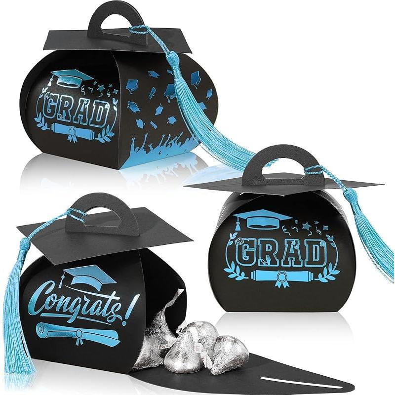 30 Pcs Graduation Cap Gift Boxes Graduation Decorations Class of 2025 ...