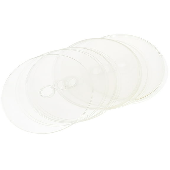 30 Pcs Handmade Disc CD Discs Blank for Music Clear DIY Craft Material Decor Mltifunctional Decorations Pvc